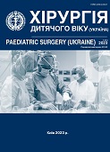 					View No. 4(81) (2023): Paediatric surgery (Ukraine)
				